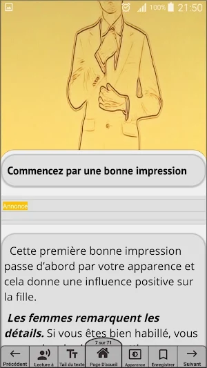 Les techniques de drague pour attirer les femmes Screenshot 1