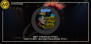 [69D] Punks not dead watchface Screenshot 2