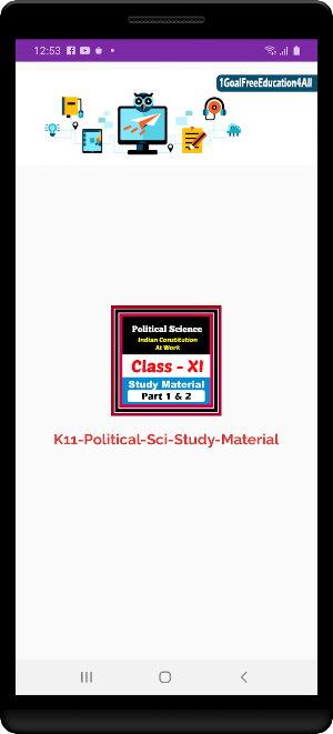 Political Science Class 11 Notes Screenshot 0
