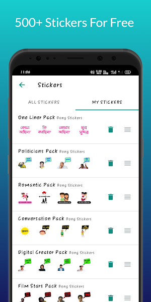 Bong Stickers - WAStickersApp Screenshot 2