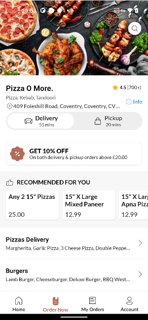 Pizza O More Screenshot 2