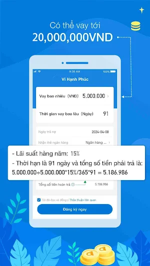 Ví Hạnh Phúc - Vay Tiền Online Screenshot 1