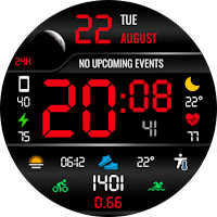 WR 007 Digital Watch Face