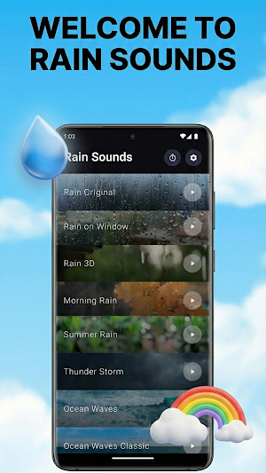 Rain Sounds: Sleep & Relaxing Screenshot 0