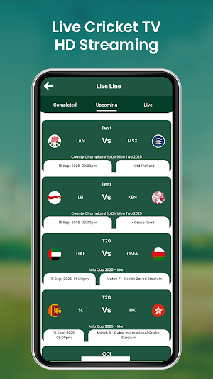 Live Cricket TV HD Streaming Screenshot 2