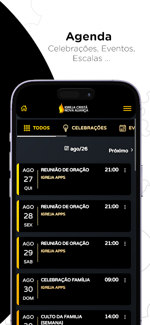 IGREJA CRISTÃ NOVA ALIANÇA Screenshot 3