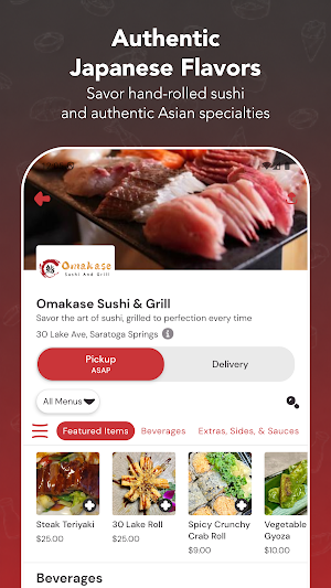 Omakase Sushi & Grill Screenshot 1