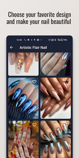 Bronze Glow Nail Art Design Screenshot 2