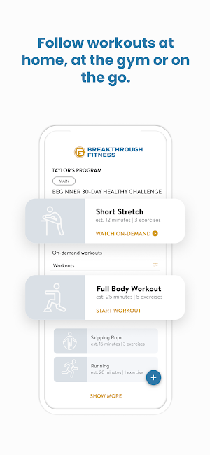 Breakthrough Fitness MN Screenshot 2