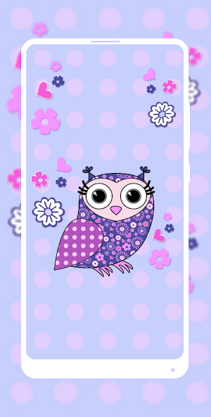 Autumn Little Owl Wallpaper Screenshot 2