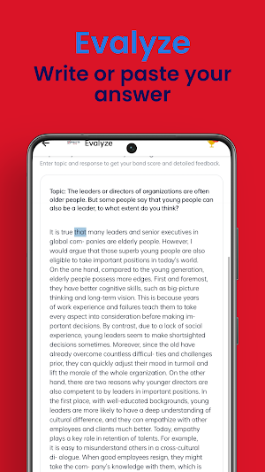 Evalyze Screenshot 3