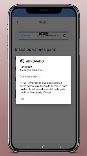 Calcular Média UNIP Interativa EAD Screenshot 2