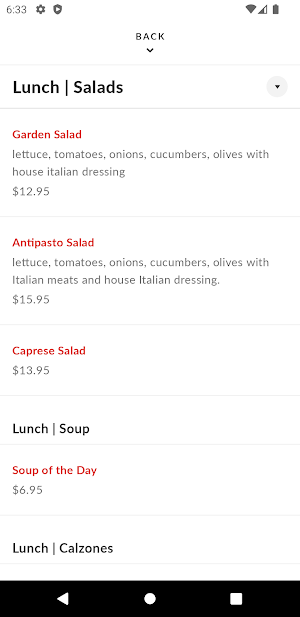 Fusilly's Italian Kitchen Screenshot 2