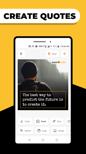 Save Notes, Create Quotes Offline - arUsa Quotes Screenshot 3