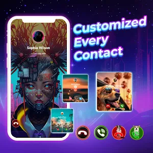 Color Phone: Call Screen Theme Screenshot 1