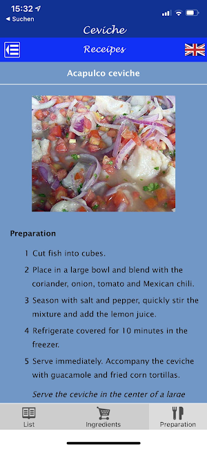 Ceviche of Latin America Screenshot 1