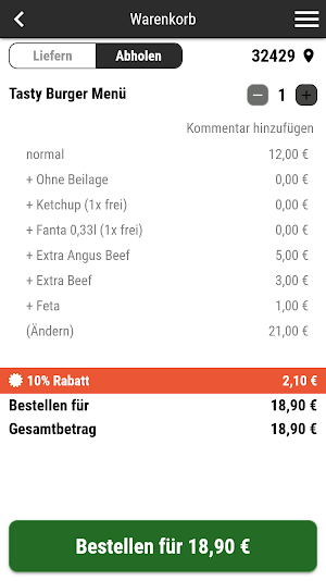 Tasty Burger Screenshot 1