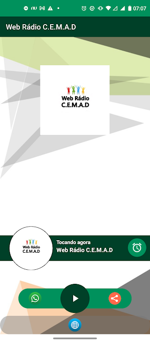 Web Rádio CEMAD Screenshot 3