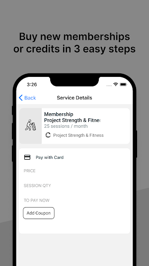 Project Strength & Fitness Screenshot 1