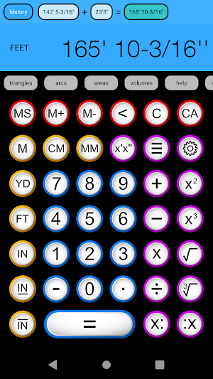 Construction Calculator Free Screenshot 1
