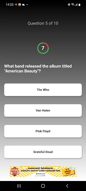 Rock & Metal Music Trivia Quiz Screenshot 2