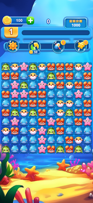 Deep Sea Match-3 Screenshot 2