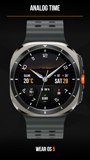 Weather Analog Watch Face Screenshot 2