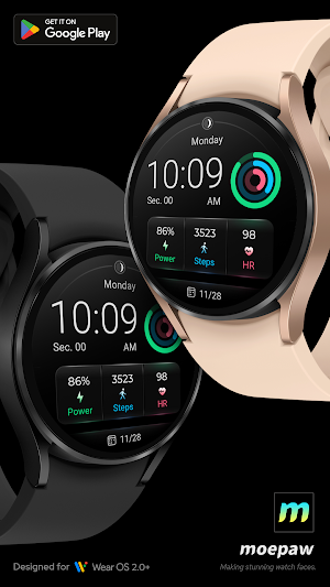Minimal Dashboard Watch Face Screenshot 1