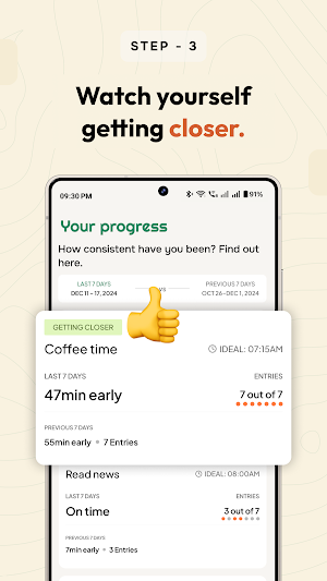 Aligned - Schedule Tracker Screenshot 3