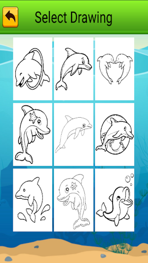 Coloring Pages Dolphin Shark Screenshot 1