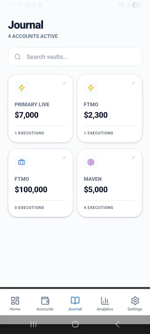 Consistent: Trading Journal Screenshot 1