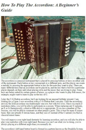How to Play the Accordion Screenshot 3