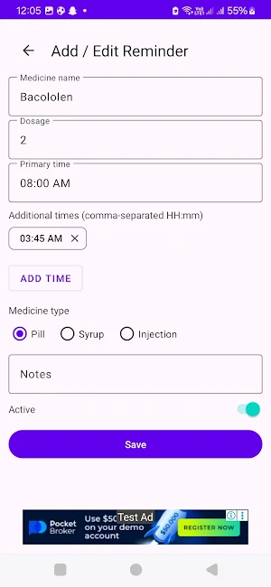 ReminderMed Pro Screenshot 2