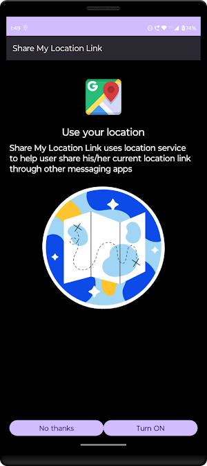 Share My Location Link Screenshot 0