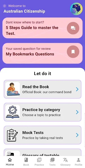 Australian Citizenship Test Screenshot 0