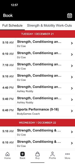 The Body Games Center Screenshot 1
