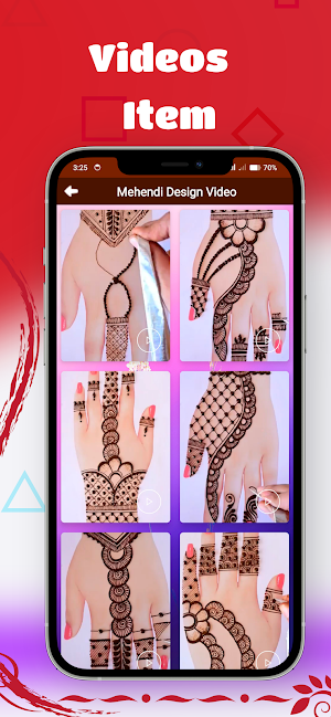 Mehndi Design: Nail Art-Tattoo Screenshot 2