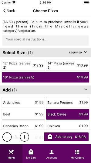 My EZ Catering Screenshot 3