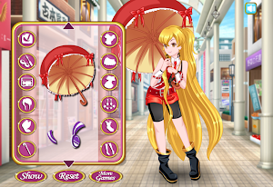 Anime Girl Dress Up And Makeup - Girls Games Screenshot 2