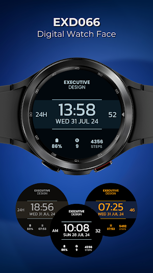 EXD066: Digital Watch Face Screenshot 1
