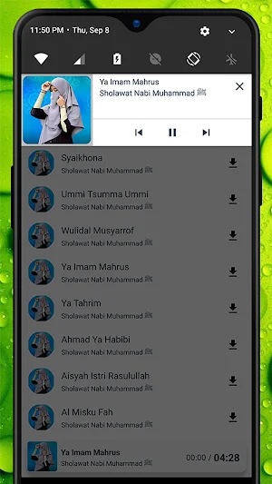 MP3 Sholawat Nabi Muhammad Screenshot 2