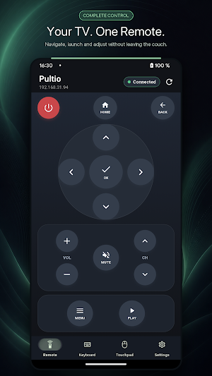 Pultio: Android TV Remote Screenshot 0