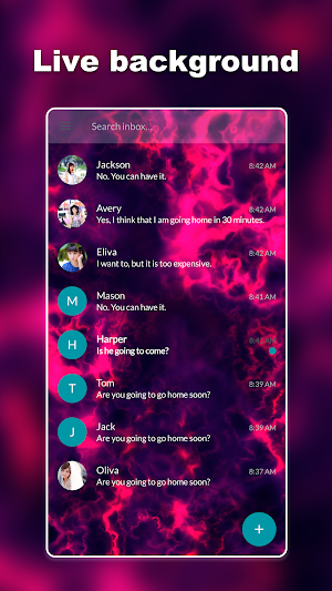 Color SMS - My photo SMS Screenshot 1