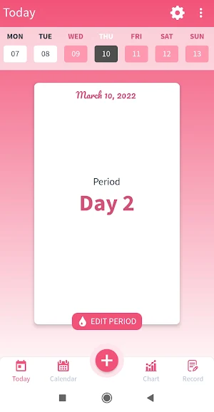 Period Tracker And Ovulation Screenshot 1