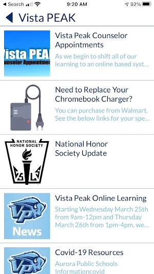 Vista PEAK Preparatory Screenshot 1