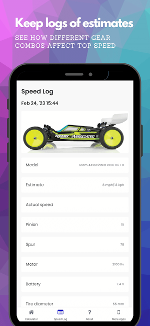RC Speed Calculator Pro Screenshot 2