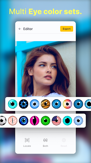 Eye color changer - Eyecolour Screenshot 1