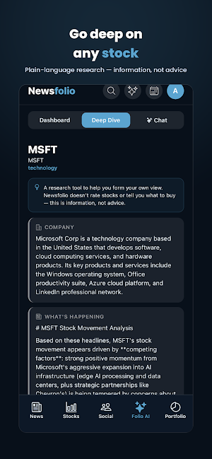 Newsfolio Screenshot 2