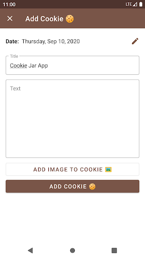 Cookie Jar - Your personal Cookie Jar Screenshot 2