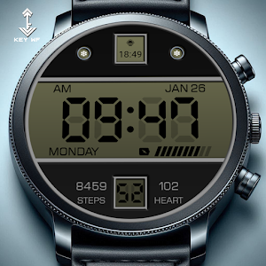 Key WF109 Digital Watch Face Screenshot 3